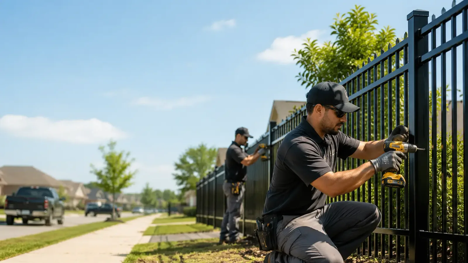Metal Fence Installation in Cecil, AR